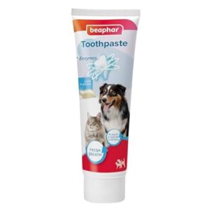Beaphar Liver Flavour Toothpaste with Enzymes – Dental Care for Cats & Dogs, Fluoride-Free, 100g Tube ✅