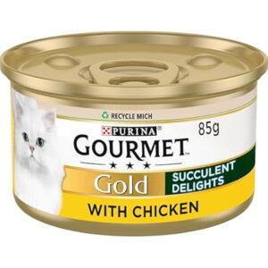 Gourmet Gold Chicken Wet Cat Food 85g Pack of 12