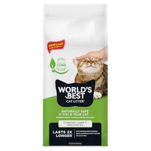 World's Best Cat Litter 28lb unscented 12.7kg bag