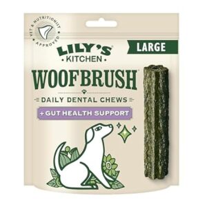 Lily’s Kitchen Woofbrush Gut Health Dental Chew for Large Dogs