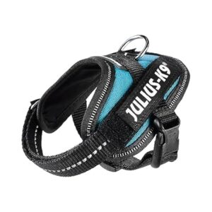 IDC Powerharness Size 3XS Baby 1 Aquamarine – Ergonomic and Durable Harness for Small Dogs