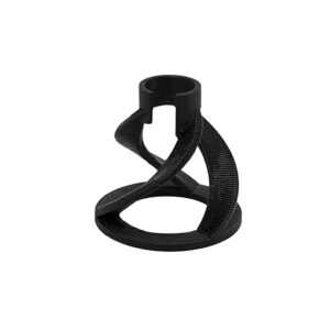 Printed Reef Coral Frag Plug Sand Stands Set of 5 - Black for Aquarium Coral Display