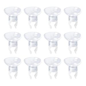 MroMax Aquarium Suction Cup Clips – 12Pcs for Airline Tubing and Heater Cables