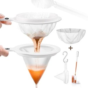 Brine Shrimp Net Kit – 80 & 200 Mesh Nets with Replacement and Storage Tubes