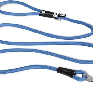 Curli Stretch Comfort Leash Blue M - Flexible Leash for Dogs