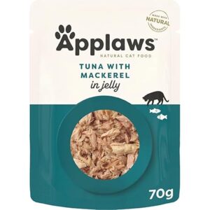 Applaws Wet Cat Food Tuna Fillet with Mackerel 16 x 70g