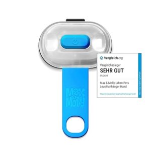 Max & Molly Pet Light Sky Blue LED Safety Light for Dogs