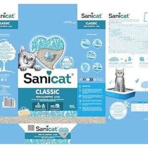 Sanicat cat litter 10L Marseille soap scented low dust fast absorption