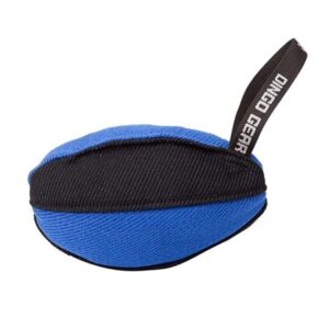 DINGO GEAR Bite Tug Rugby Ball for Dog Training Fun - Blue, Ideal for IGP K9 Training