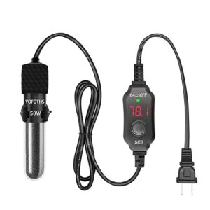 YOFOTHS 50W Heater for 5-10 Gallon Tanks