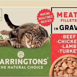 Harringtons Grain Free Cat Food Meaty in Gravy 72 x 85g