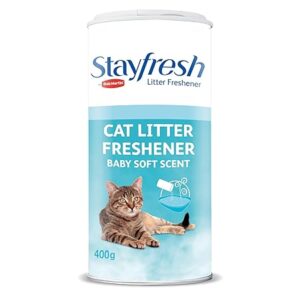 cat litter freshener powder baby soft scent 400g