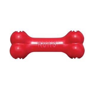 "KONG Goodie Bone for Small Dogs - Durable Rubber, Treat Dispensing Design"