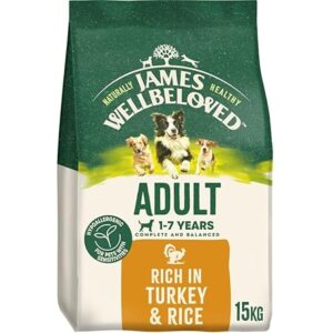 James Wellbeloved Turkey and Rice Dog Food 15kg