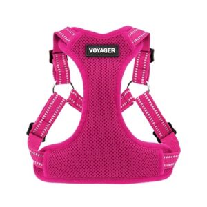 Voyager dog harness, no-pull dog harness, medium dog harness, reflective dog harness, breathable dog harness, adjustable dog harness