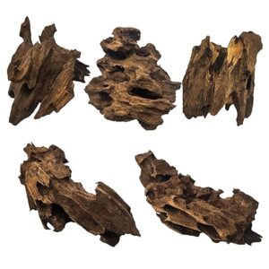 Reptile Driftwood Decor - Natural Sinkable Wood for Fish Tanks and Terrariums