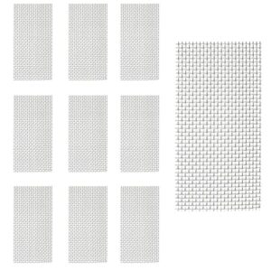 Aquarium mesh pad for plants and moss - 10PCS 10x5cm stainless steel