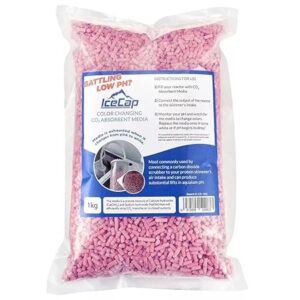 "IceCap Color Changing CO2 Absorbent Media 1kg for Aquariums – Color Changing Feature for CO2 Regulation"