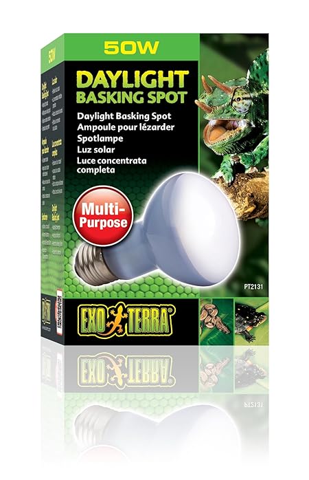 Exo Terra Daylight Basking Spot Lamp 50W reptile heat bulb