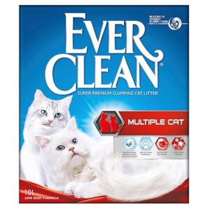 Ever Clean Cat Litter 10L Strong Clumping Litter for Multiple Cats
