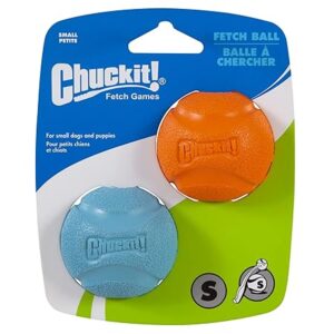 Chuckit Fetch Ball Dog Toy, Durable Rubber Balls for Small Dogs