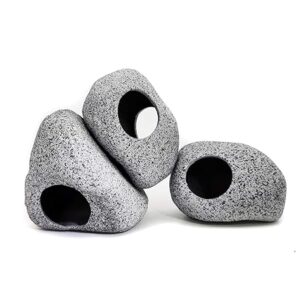 JIH Aquarium Ceramic Shelters for Shrimp Habitat and Betta Fish Hiding Cave"