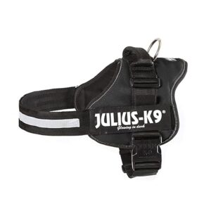 JULIUS-K9 Powerharness for Medium Dogs – Durable, Reflective, Black, Ergonomic Design