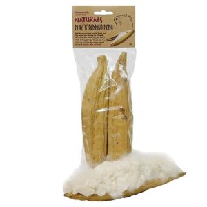 Naturals Play n Bedding Pods Pack of 2 Clear small pet nesting pods