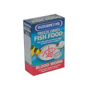 Interpet Freeze Dried Blood Worm 4g Fish Food