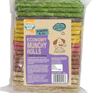 Good Boy Munchy Rolls 100 Pack chewy dog treats 900g