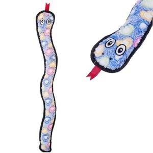 "Rosewood Rope Snake Toy 69 cm – Plush Dog Toy with Squeak"