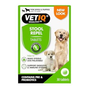 VETIQ Coprophagia Deterrent for Dogs 30 Tablets