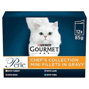 Gourmet Cat Food Perle Chefs Collection Mixed 12x85g (12 Pouches)