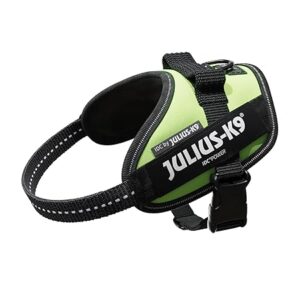 IDC Powerharness XS/Mini-Mini, Neon Green – Adjustable, Comfortable Dog Harness for Small Breeds