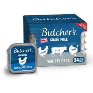 Butcher's 24 Variety Trad & Succulent 24 x 150g – Wet Dog Food Pouches
