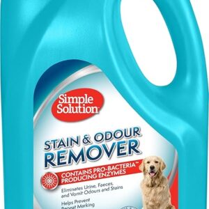 "Simple Solution Dog Stain and Odour Remover – Enzymatic Cleaner with Pro-Bacteria Cleaning Power – 4 Litre"