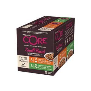 Wellness CORE Medleys wet dog food 6x85g UK