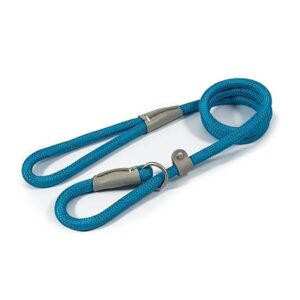 Ancol Reflective Dog Lead Blue 1.5m Rope Slip Lead