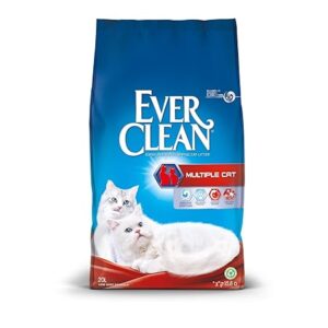 Ever Clean Cat Litter – Multiple Cat Clumping, 20L, Odor Control & Dust-Free