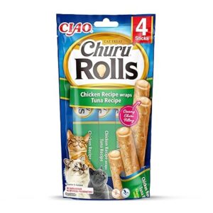 Ciao Churu Rolls Chicken and Tuna 4 x 10g