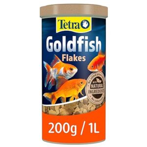 Tetra Goldfish Flakes, 1L – Complete nutrition for goldfish and coldwater fish.