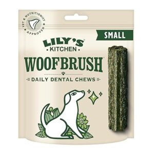 Lily’s Kitchen Woofbrush Dental Chew – Natural Dental Sticks for Small Dogs