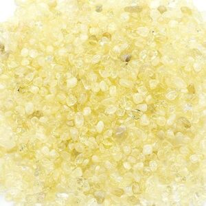 Gemstone Chips for Jewelry – 1/2 Pound Lemon Jade Crystal Chips