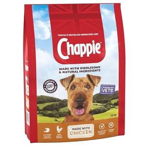 Chappie dog food 15kg chicken wholegrain cereal UK