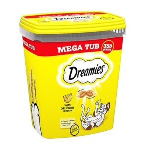 Dreamies Cat Treats 350g Pack Cheese Flavour