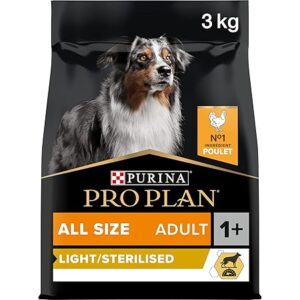 weight management dog food - Pro Plan Light chicken adult dry dog food 3kg