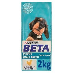 Beta Puppy Small Breed Chicken Dry Dog Food 2kg Pack of 4