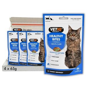 VETIQ Denti-Care Treats for Cats & Kittens 65g Pack of 4