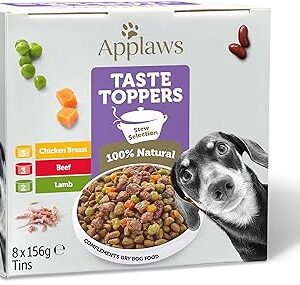Applaws Natural Wet Dog Food 8 x 156g grain free stew tins