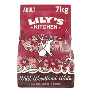Lily's Kitchen grain free 7kg adult dry dog food duck salmon venison